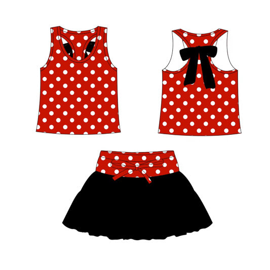 RTS Dotty Racer Bow Athletic Set  - ADULT