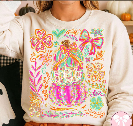 Playful Pumpkins Fall Sweatshirt
