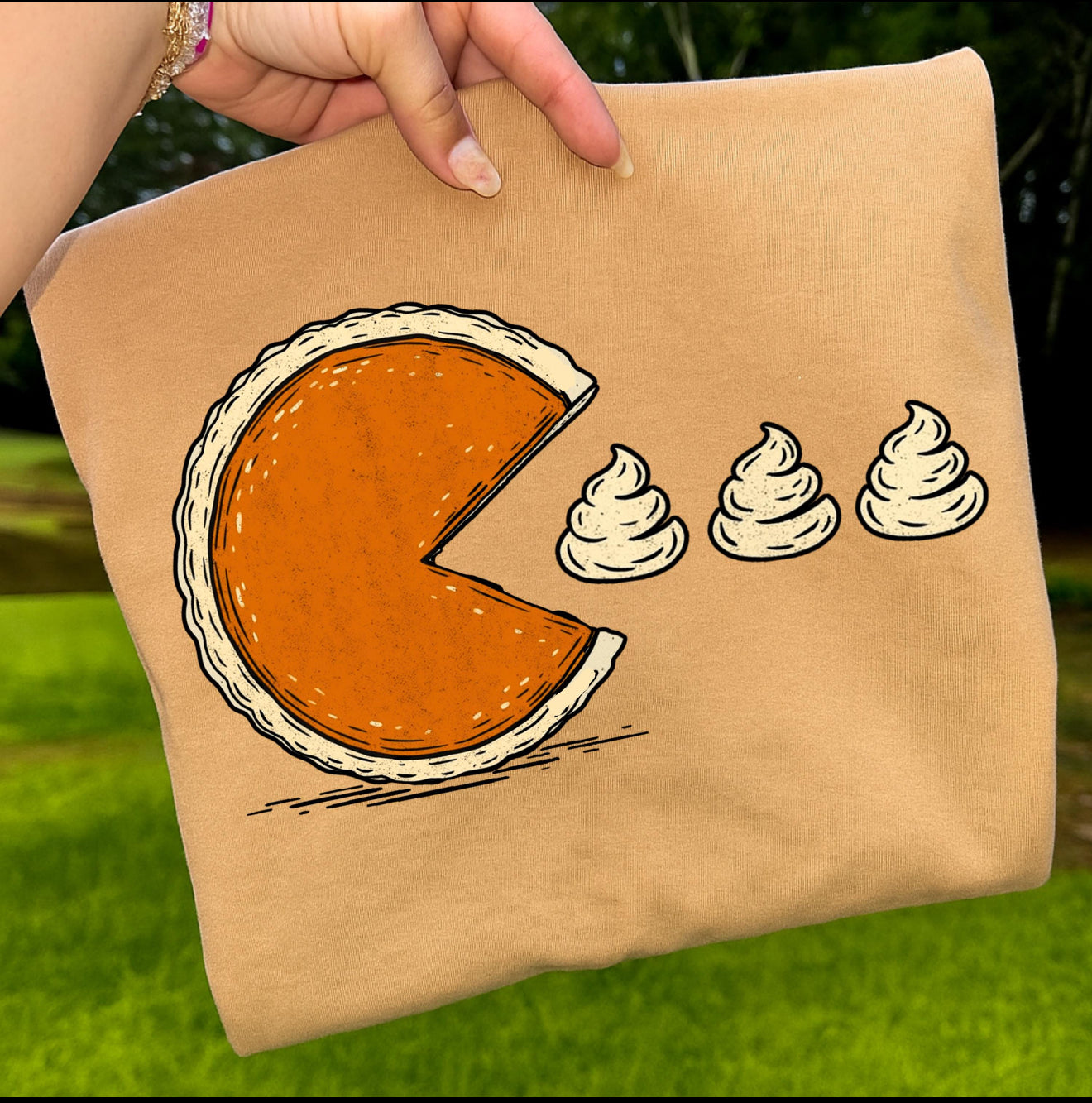 Pumpkin Pac-man Fall Tee