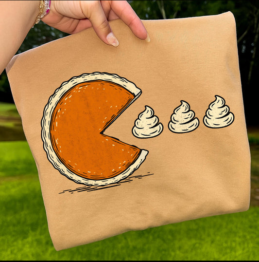 Pumpkin Pac-man Fall Tee