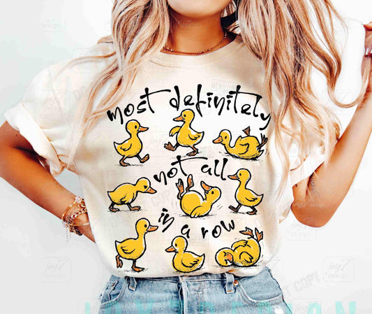 Ducks in a row Sweatshirt