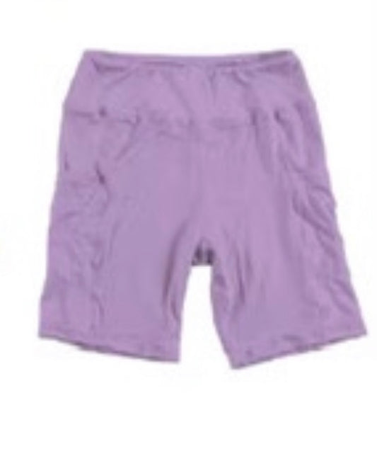 PRE ORDER Lavender Bamboo Bike Shorts - ADULT