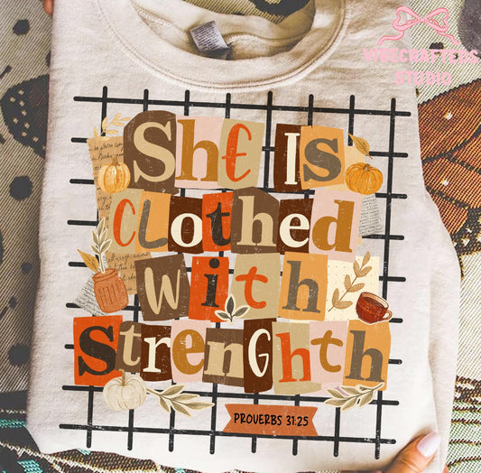 Clothed with Strength Sweatshirt