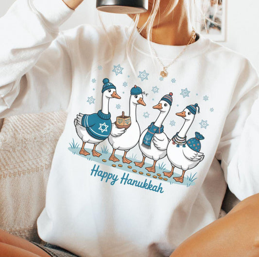 Hanukkah Goose Sweatshirt
