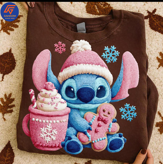 Winter Stitch Faux Yarn Sweatshirt