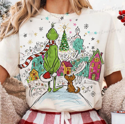 Grinch Sketch Sweatshirt