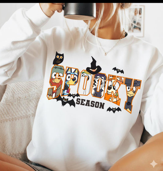 Spooky Bluey Season Sweatshirt