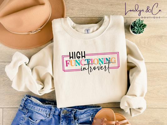 High Functioning Introvert Sweatshirt
