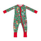 PREORDER Heeler Christmas - Infant Zippy with fold over hand cuffs