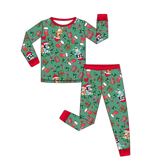 PRE-ORDER Heeler Christmas Long Sleeve/Pants Bamboo Jams