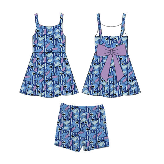 PRE ORDER X626  Bow Backed Athletic Dress Set - ADULT