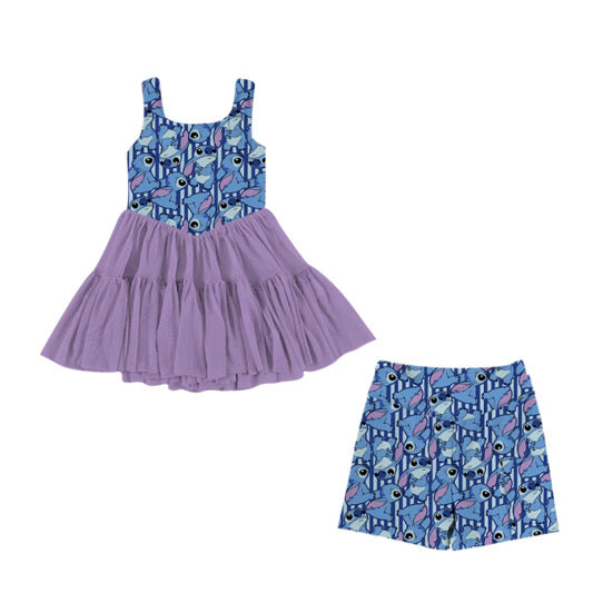 PREORDER  X626 Athletic Tulle Twirl Set  - GIRL’S