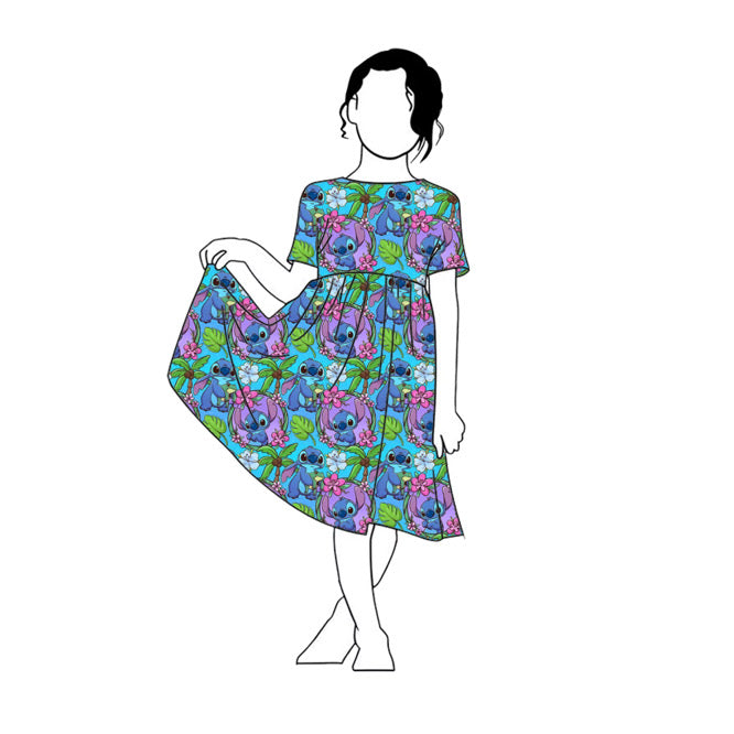 PRE-ORDER Blue Mischief Classic Twirl- GIRL’S