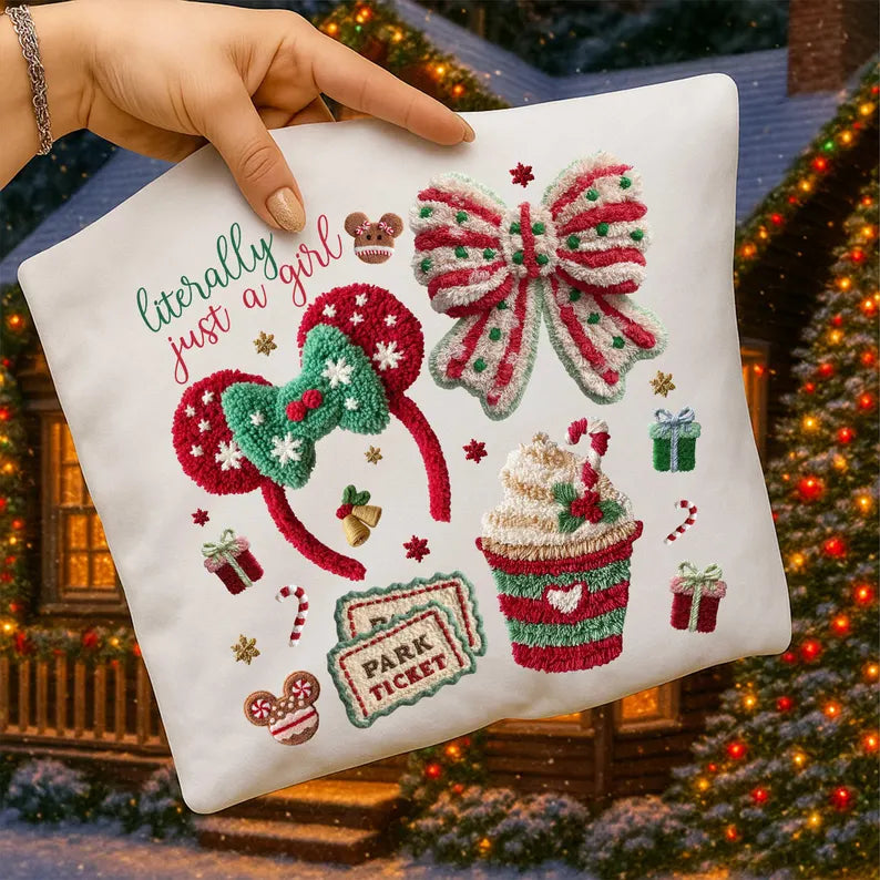 Park Girl Faux Yarn Sweatshirt