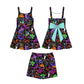 PRE ORDER Electric Parade Bow Backed Athletic Dress Set - ADULT
