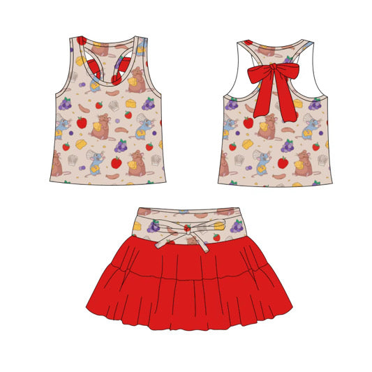 RTS Anyone Can Cook Racer Bow Athletic Set  - GIRL’S