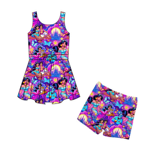 PREORDER Arabian Nights Athletic Dress  - ADULT
