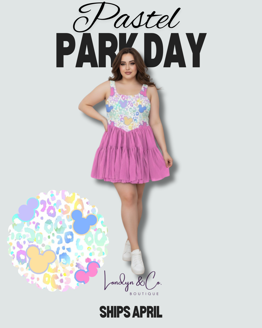 PRE-ORDER Pastel Park Day Tulle Twirl - GIRL’S