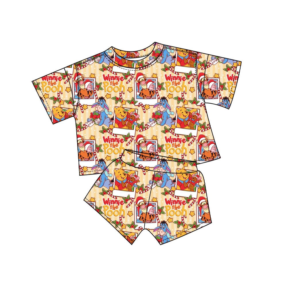 PRE ORDER Holiday Hunny Short Sleeve/S Waffle Knit Set - ADULT