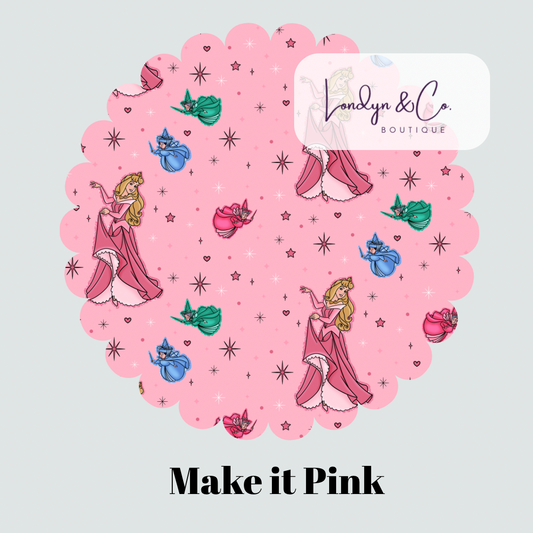 PRE-ORDER Make it Pink Classic Peplum Set- GIRL’S