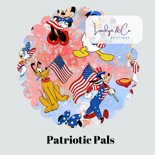 PRE-ORDER Patriotic Pals Classic Peplum Set- GIRL’S