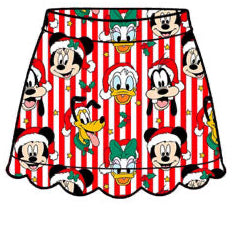 PREORDER The Jolly Six Scalloped  Skort  - ADULT