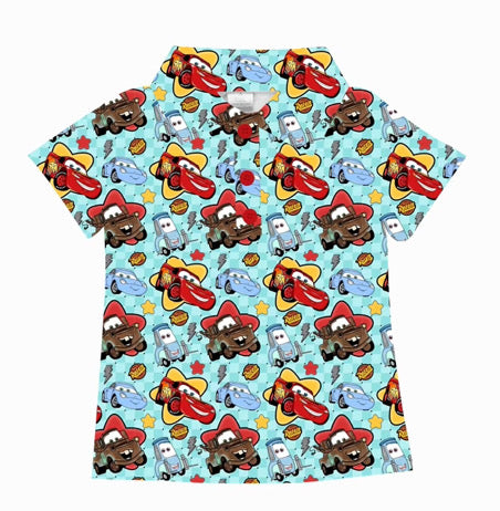 PRESALE (in production Mid June) Kachow Light Athletic Polo- MENS