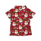 PRE ORDER Classic Claus - Red Athletic Polo- MENS