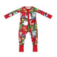 PREORDER  North Pole Block Party - Infant Zippy with fold over hand cuffs