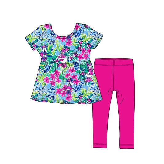 PRE-ORDER Tropical Dreams Classic Peplum Set- GIRL’S