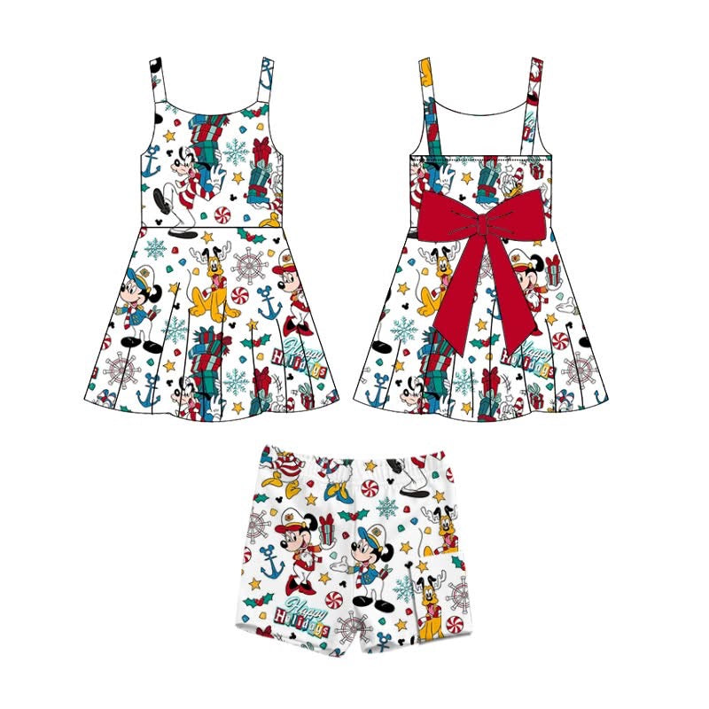 PRE ORDER Merrytime Sail  Bow Backed Athletic Dress Set - ADULT