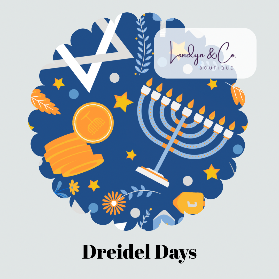 PRE-ORDER Dreidel Days Cotton Pocket Tee- Kids