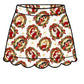 PREORDER  Yuletide Royalty Scalloped  Skort  - ADULT