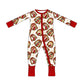 PREORDER Yuletide Royalty - Infant Zippy with fold over hand cuffs