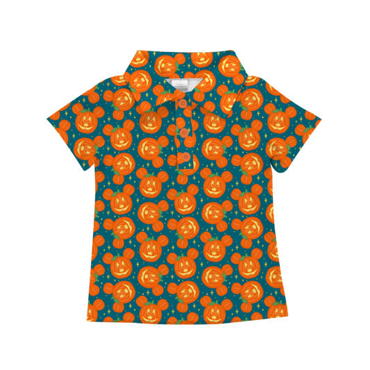 PREORDER Main Street Pumpkins Athletic Polo- MENS
