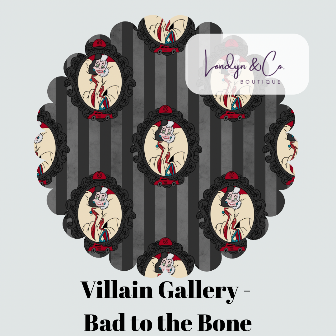 PRE ORDER Villain Gallery - Bad to the Bone Athletic Set - ADULT