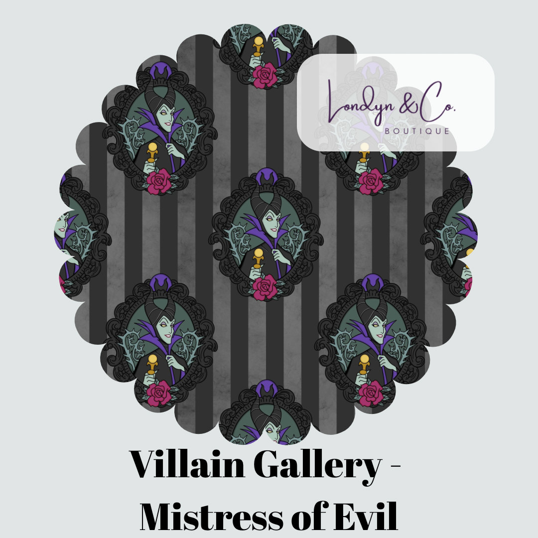 PRE ORDER Villain Gallery -  Mistress of Evil Dad Shirt- BOYS