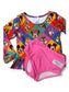 RTS Neon Six Long Sleeve 2pc Swim- GIRL’S