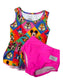 RTS Neon Six 2pc Tankini Swim- GIRL’S