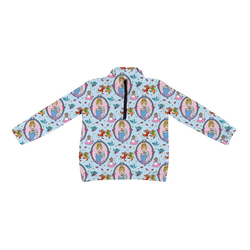 PRE-ORDER Glass Slipper Princess ATHLETIC Pullover - GIRL’S