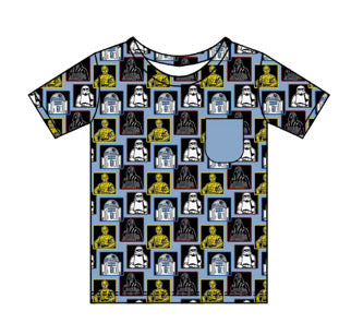 PRE-ORDER May the Force Cotton Pocket Tee- Kids